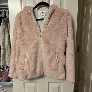 Abercrombie Kids Blush Pink Fleece Jacket